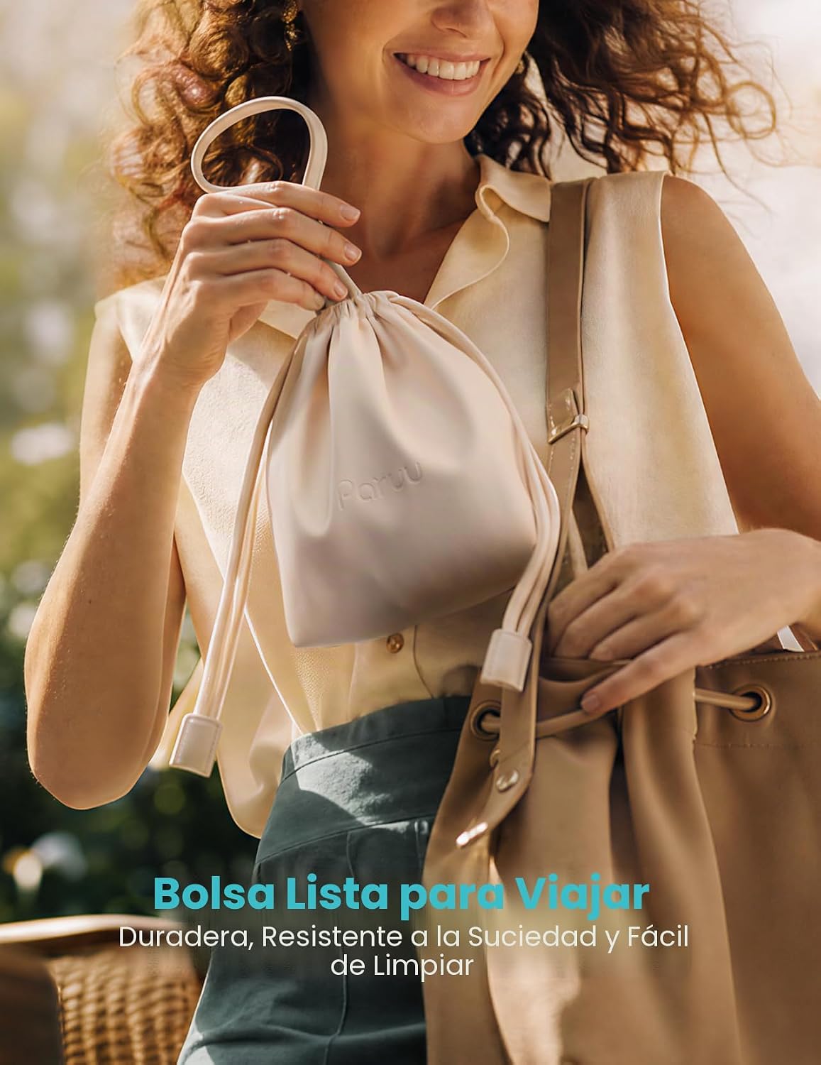 Paruu P16 Pro - Extractor de leche portátil, sacaleche eléctrico ma...