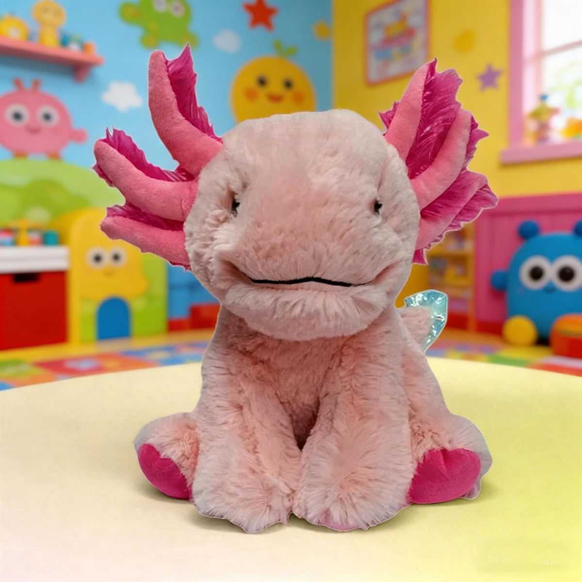 YUKOUQIAN Axolotl - Lindo animal de peluche de 8 pulgadas para niña...
