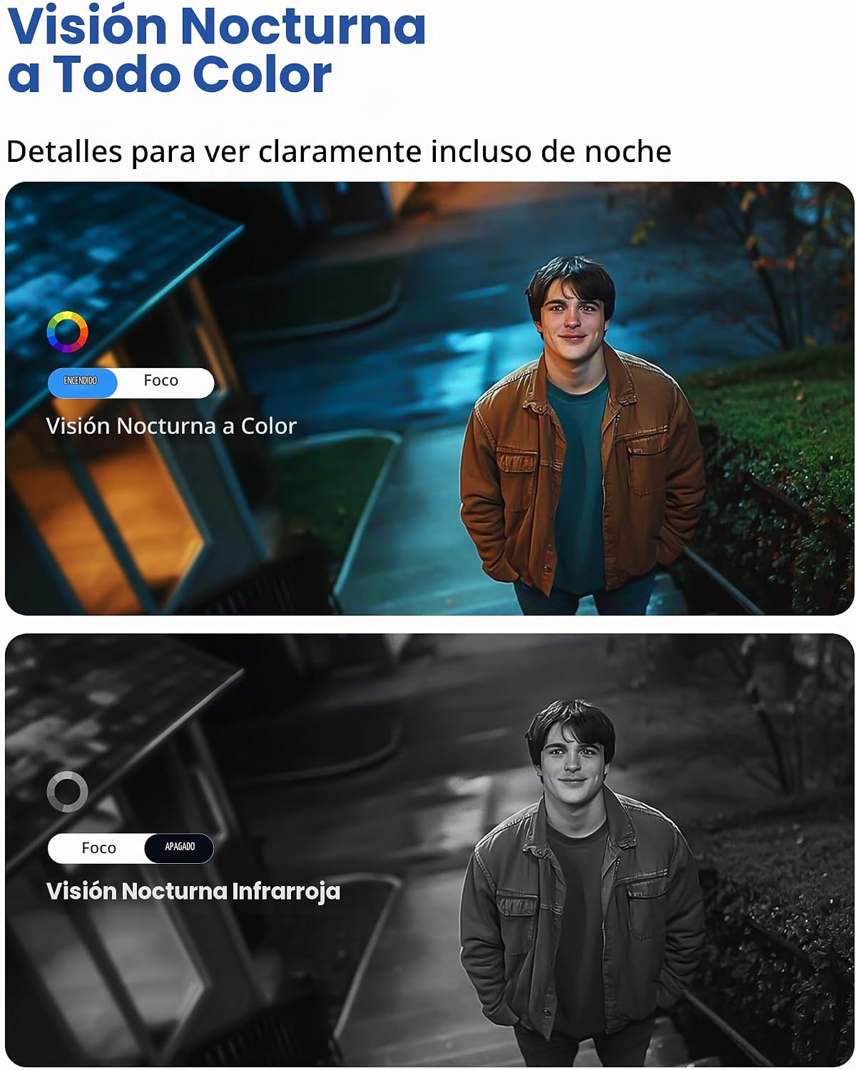 MISECU Cámaras de seguridad 2K inalámbricas para exteriores, cámara...
