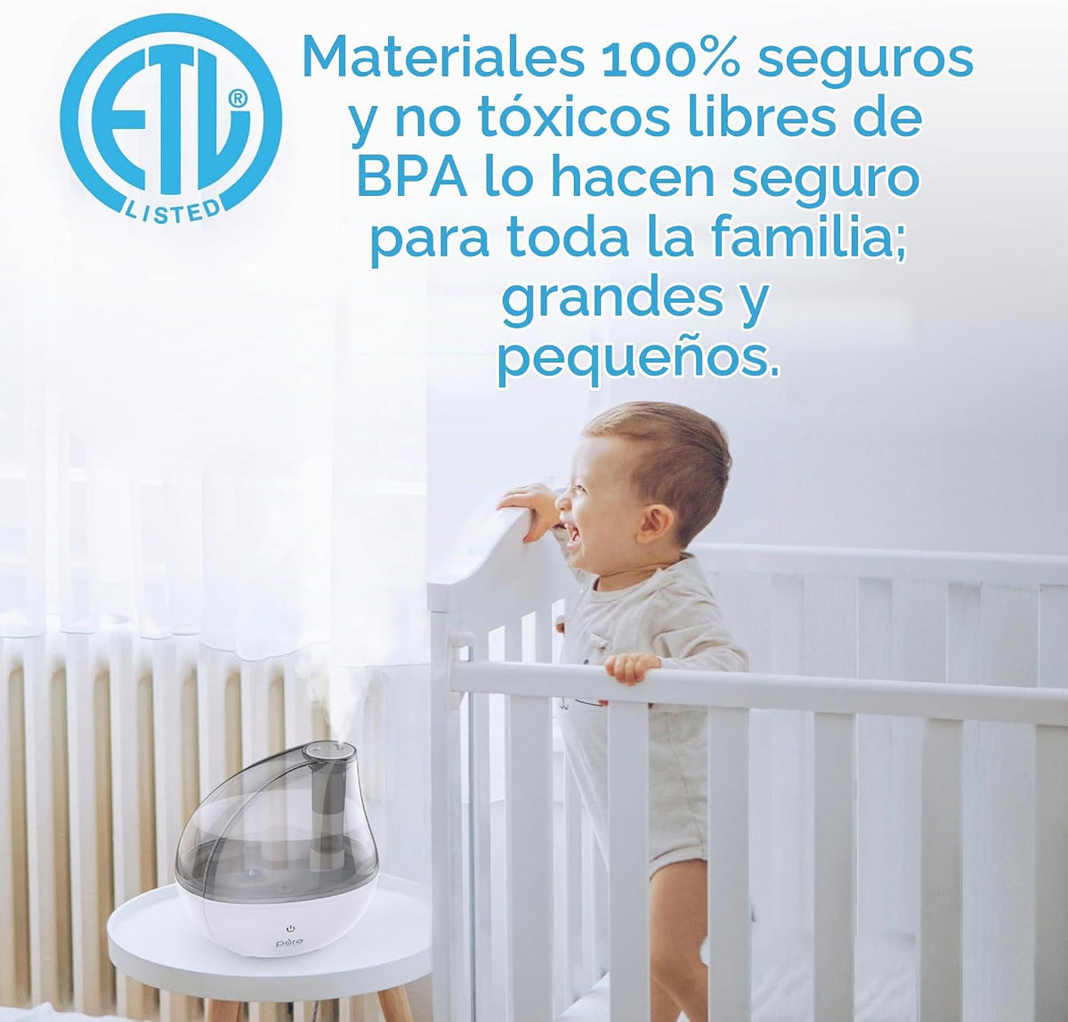 MistAire humidificador ultrasónico de vapor frío. Unidad humidifica...