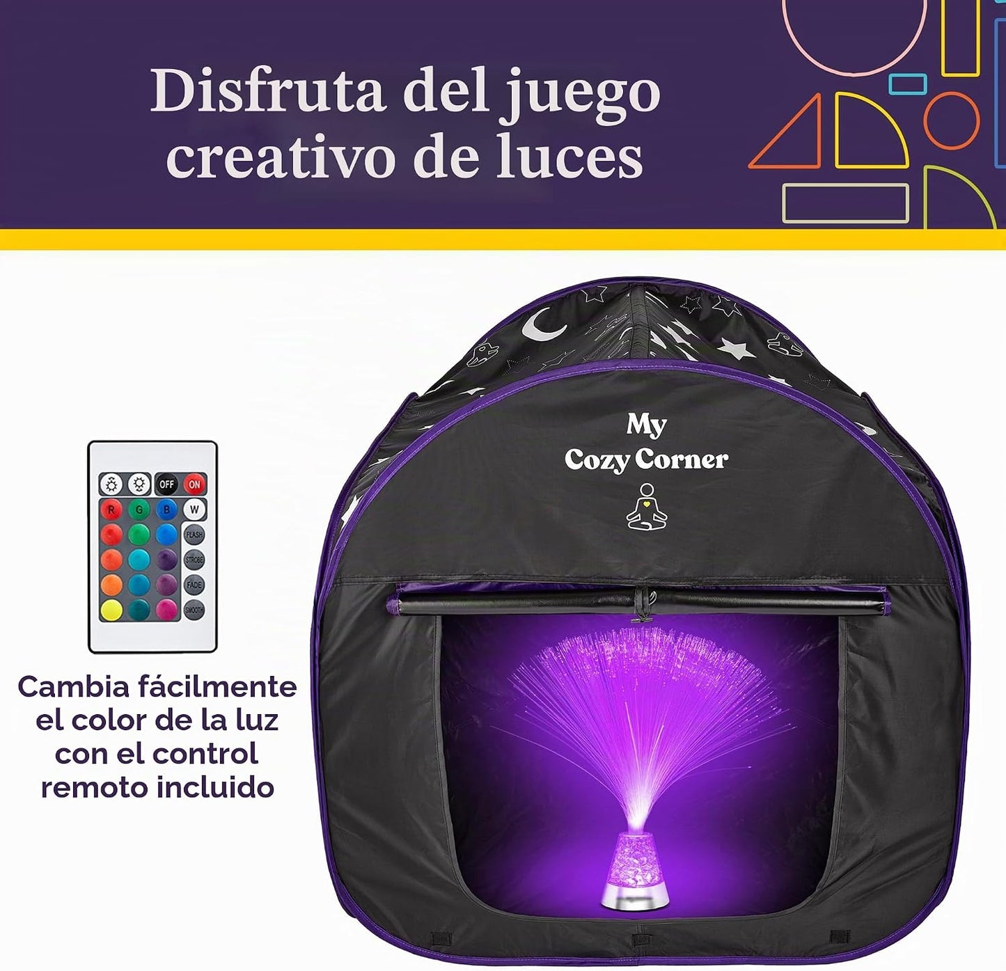 Special Supplies Tienda de campaña sensorial opaca para niños, sala...