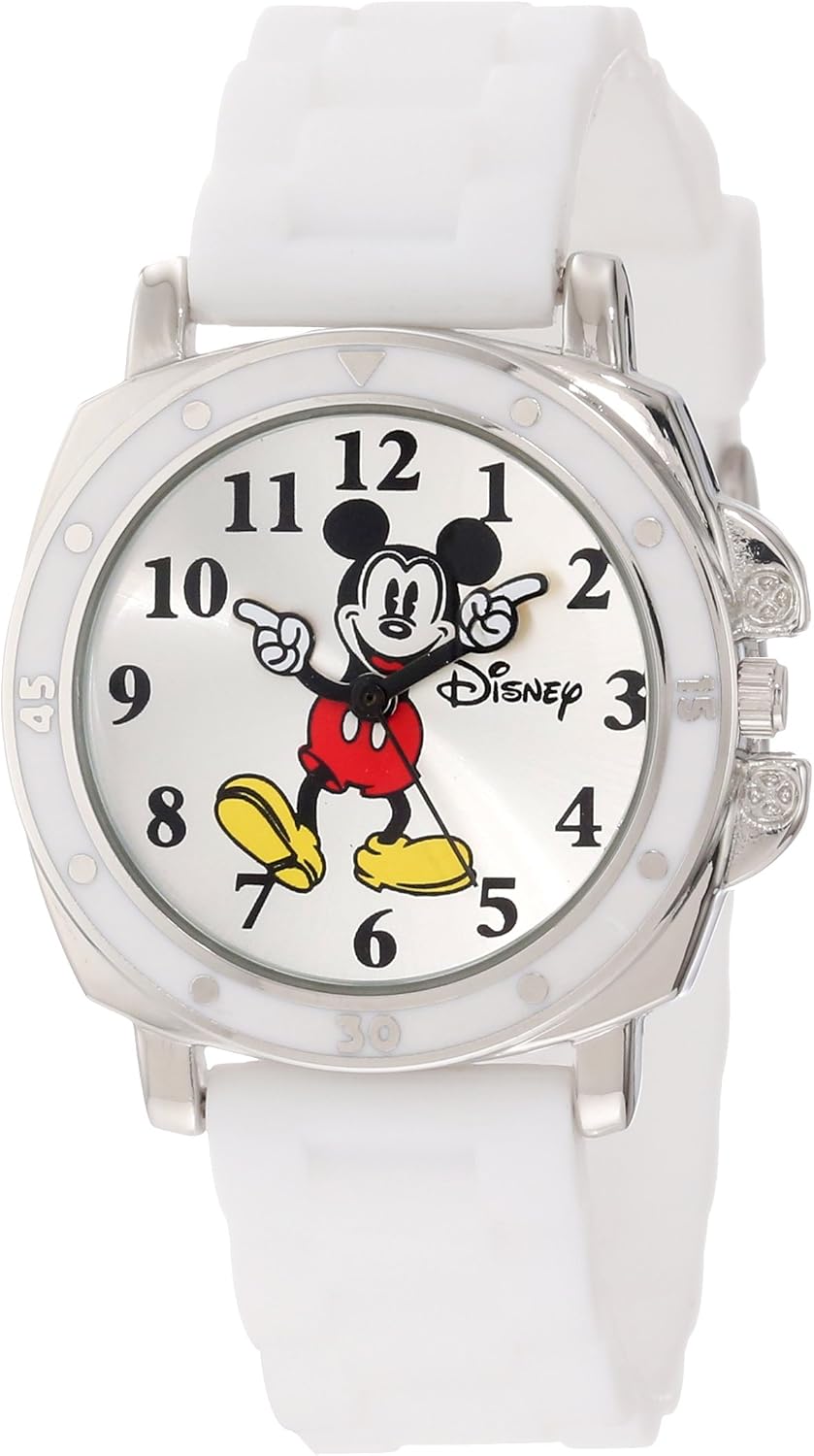 Disney Accutime MK1103 - Reloj de Mickey Mouse para niños con banda...