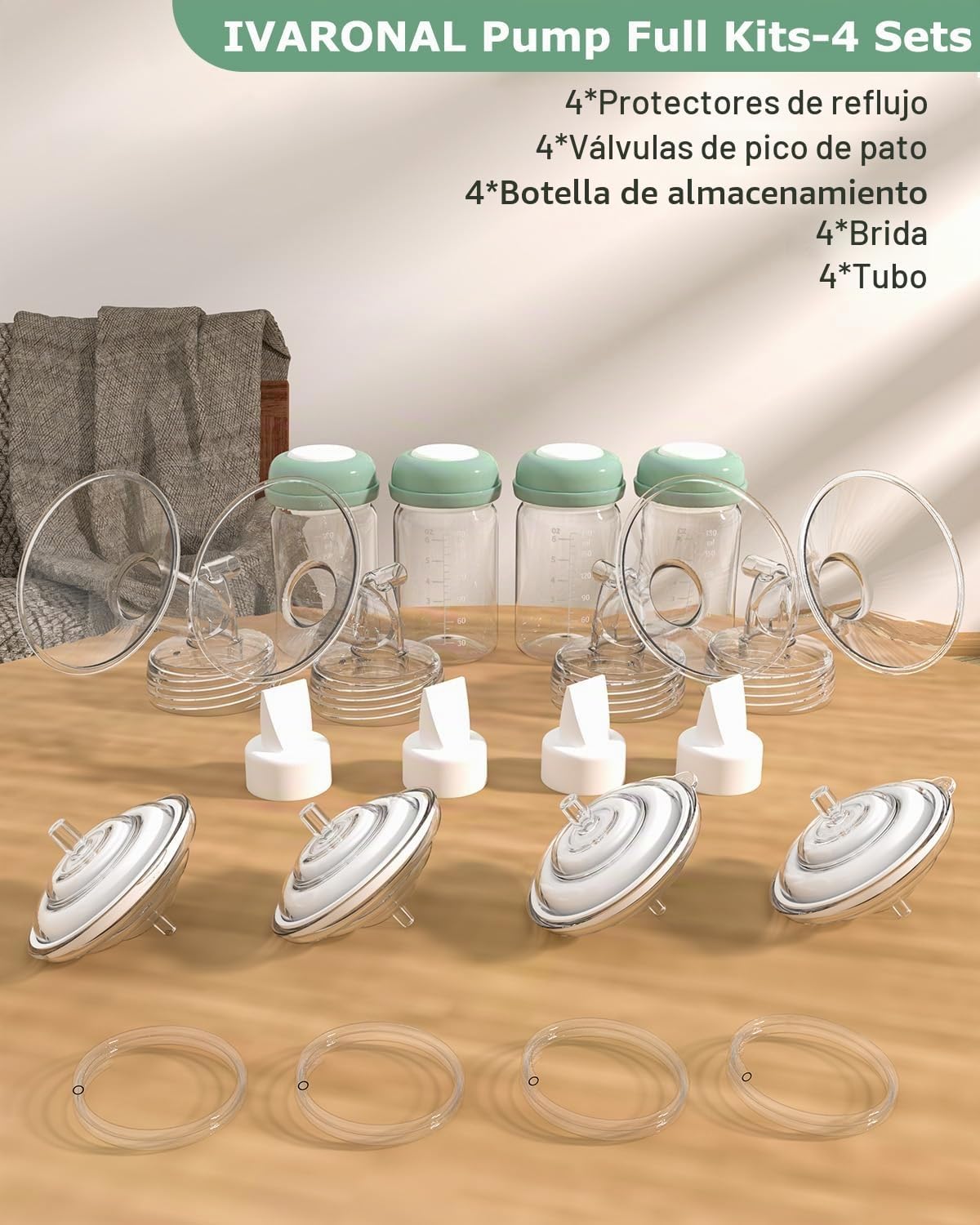 4 kits de piezas de bomba completa para Spectra S1\/S2\/9 Plus\/Syn...
