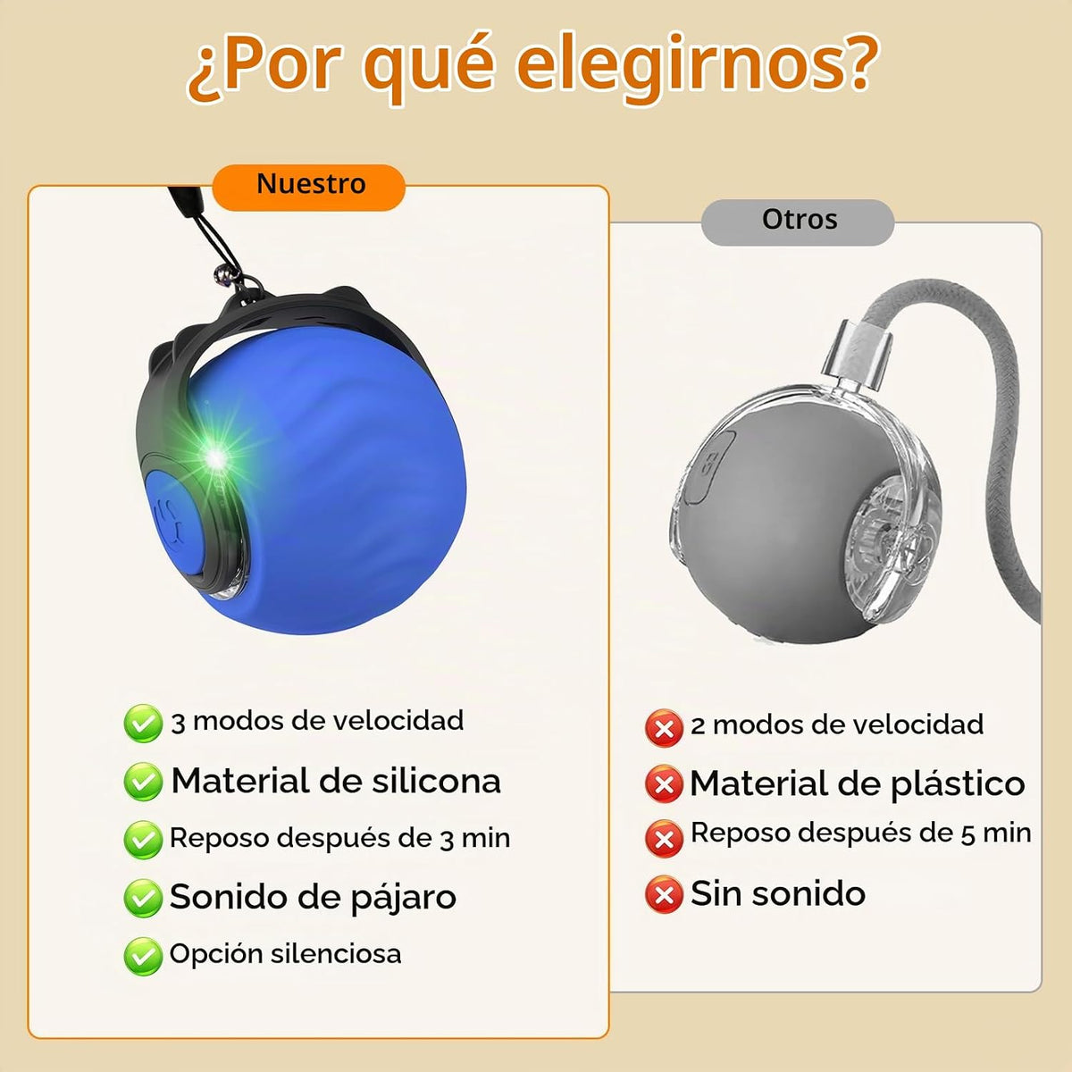 Juguetes interactivos para gatos 2026 con sonidos de pájaros y 3 mo...
