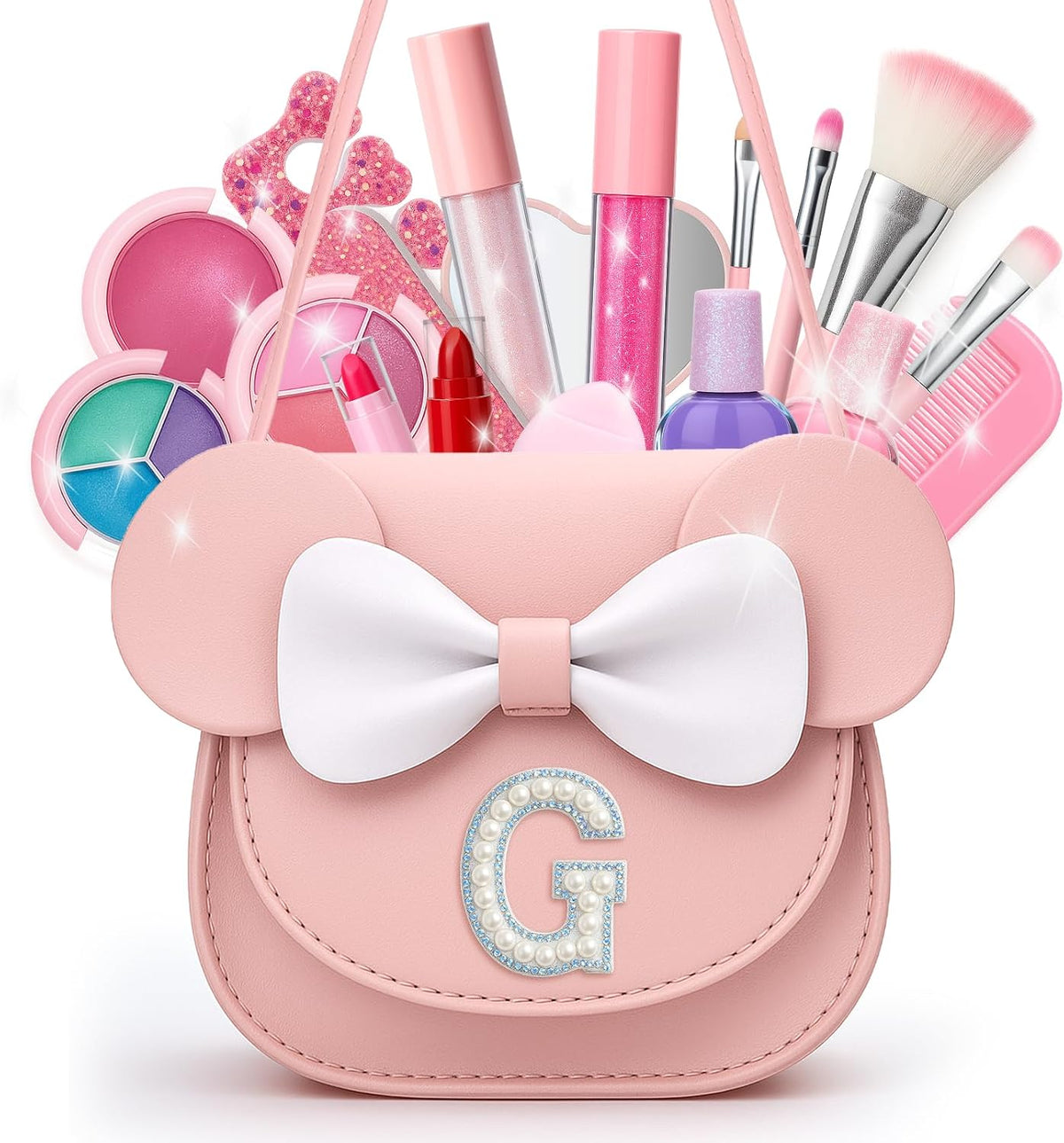 Vodolo Maquillaje No Tóxico para Niñas Pequeñas, Juegos de Maquilla...