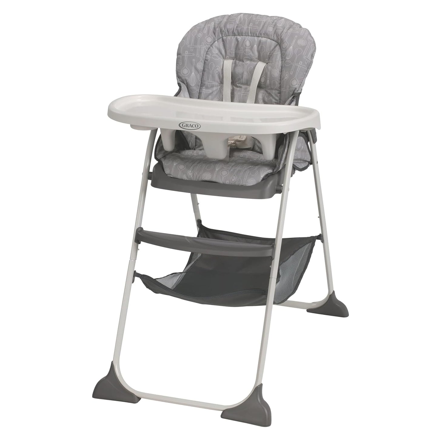 Graco Silla Alta Slim Snacker, Ultra Delgada, Plegado Rápido, Múlti...
