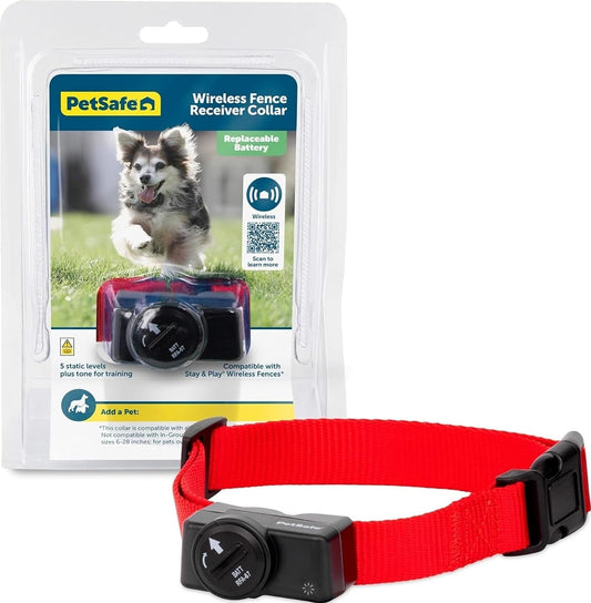 Sistema inalámbrico de contención para mascotas PetSafe, collar rec...