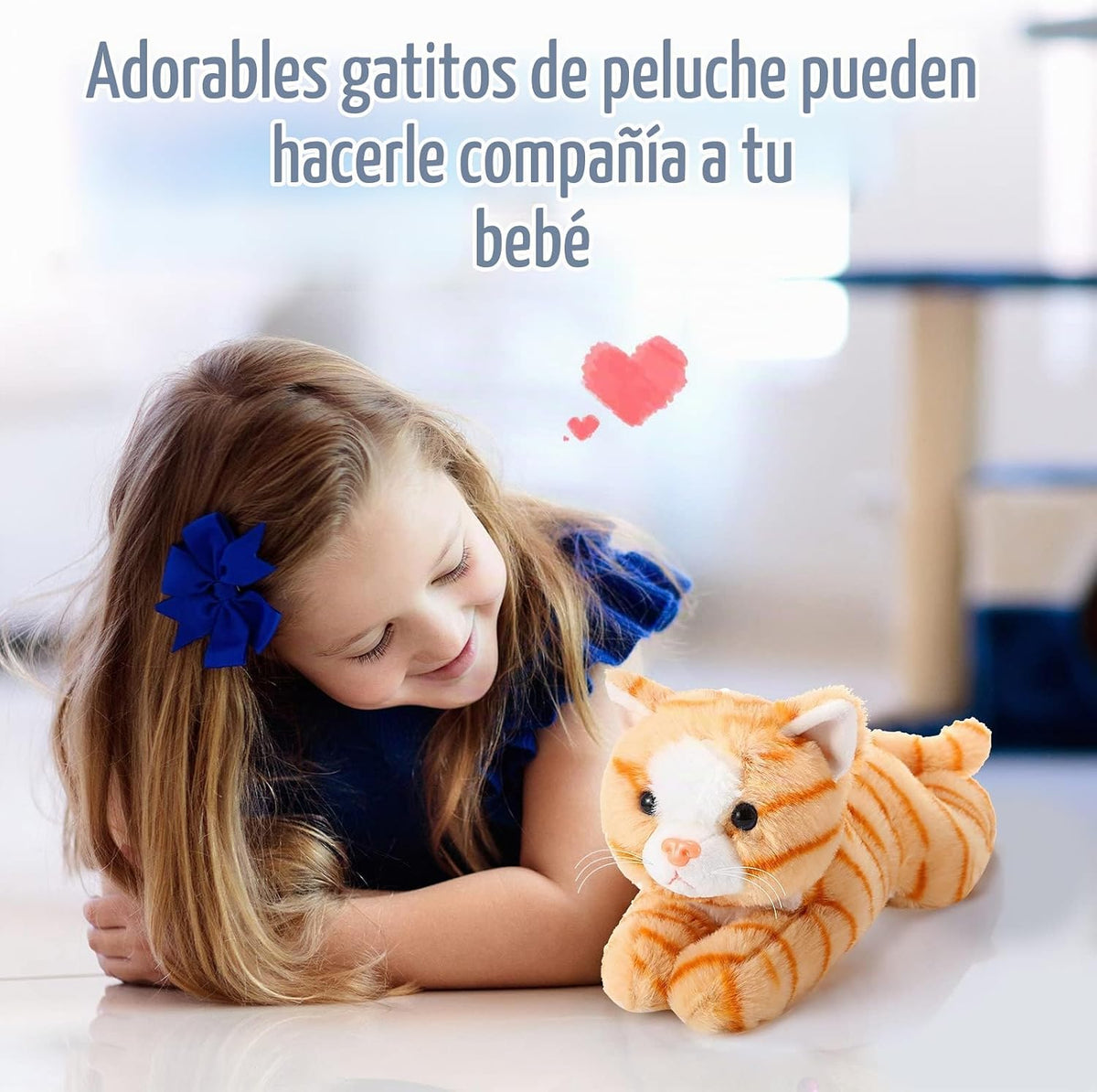 Harrycle 3 piezas de 9 pulgadas gato de peluche de juguete de regal...