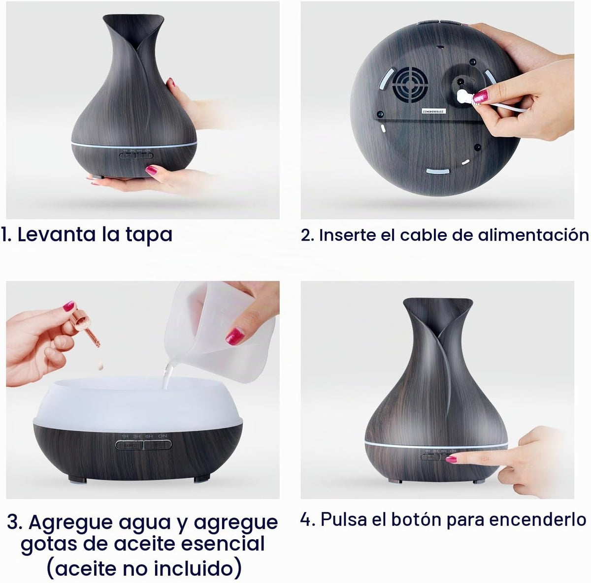 Difusor de aroma central de aceites esenciales Olivetech de 13.5 fl...