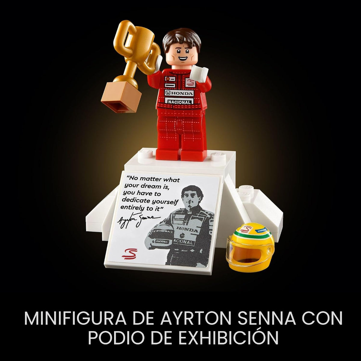 LEGO Icons McLaren MP4\/4 &amp; Ayrton Senna Kit de Modelo de Coche...