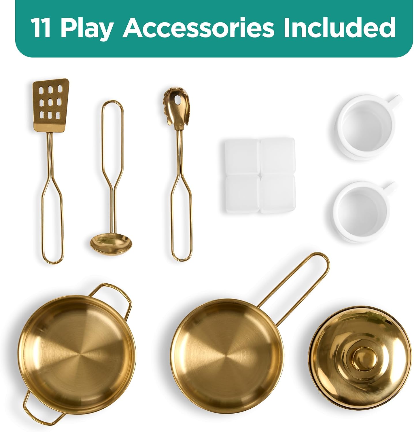 Best Choice Products Juego de cocina para niños, estilo cabaña, jue...