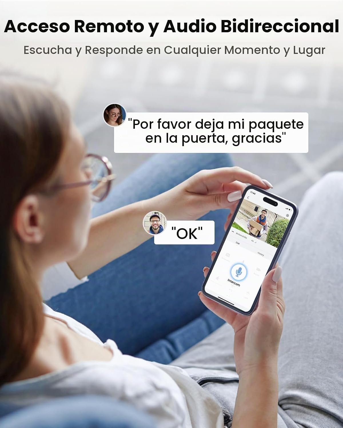 ANRAN 2K cámara de seguridad solar inalámbrica al aire libre 360 °...