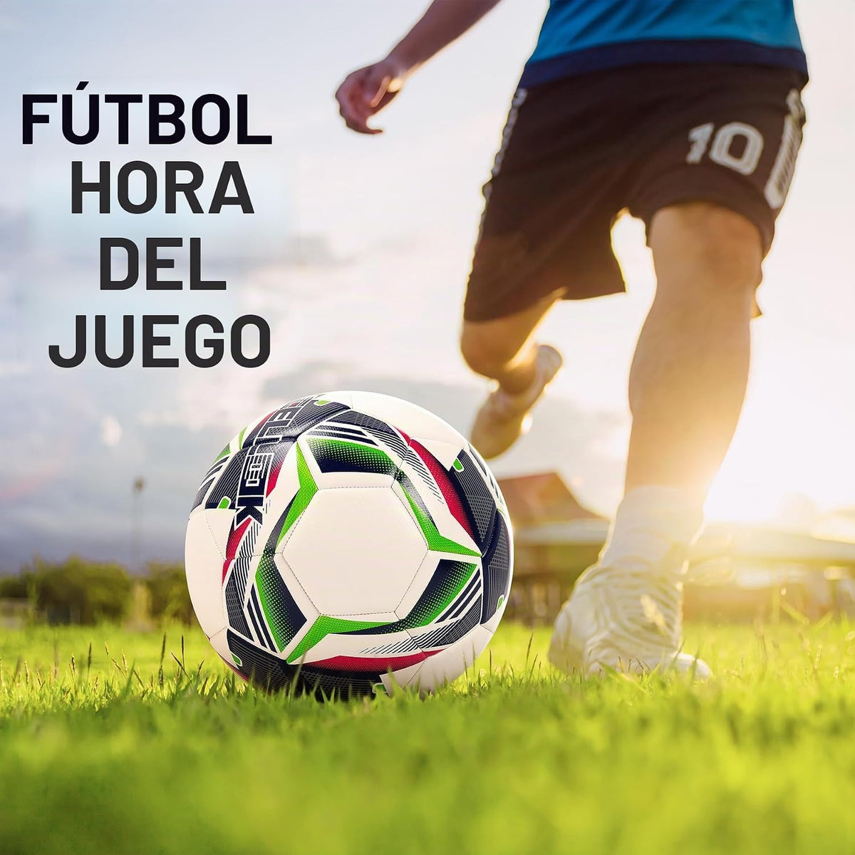 Balón de fútbol tamaño 5 tamaño 4 con bomba, balón de entrenamiento...