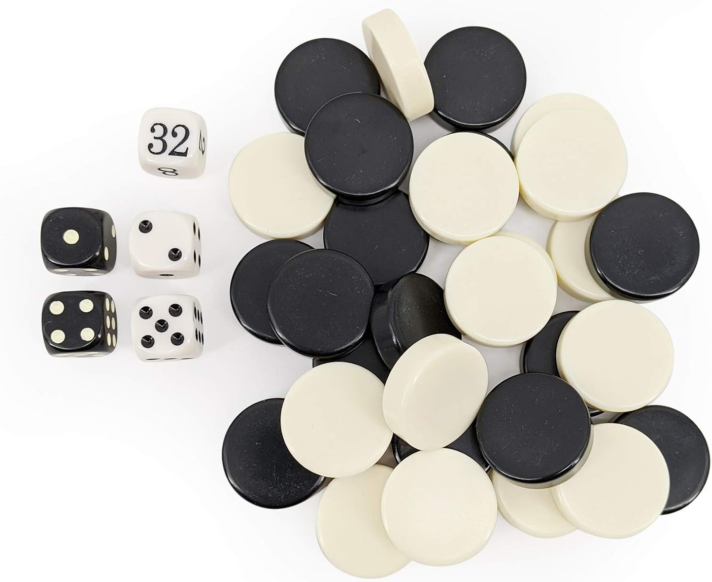 Sondergut Juego de backgammon de gamuza portátil enrollable, para a...