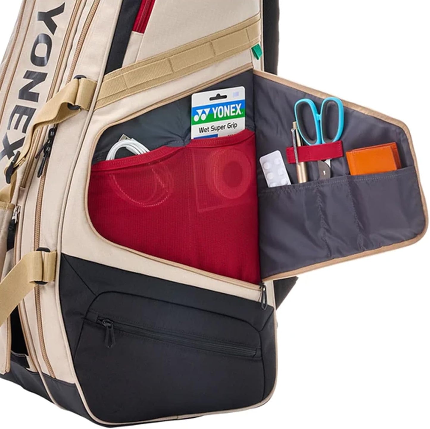 YONEX Gearlogic - Paquete de 6 bolsas de raqueta de tenis | Bolsa d...