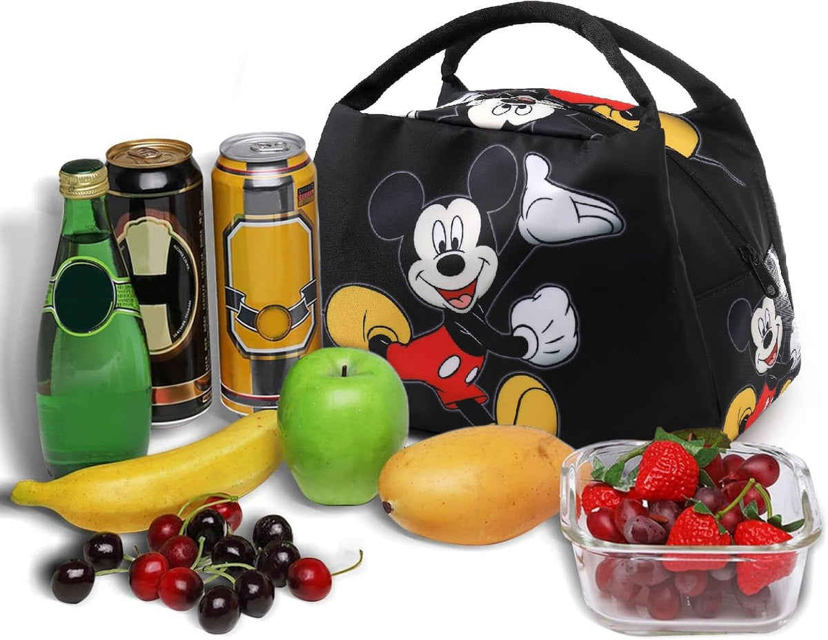 Bolsa de almuerzo de anime para mujer, hielera aislada, bonita lonc...