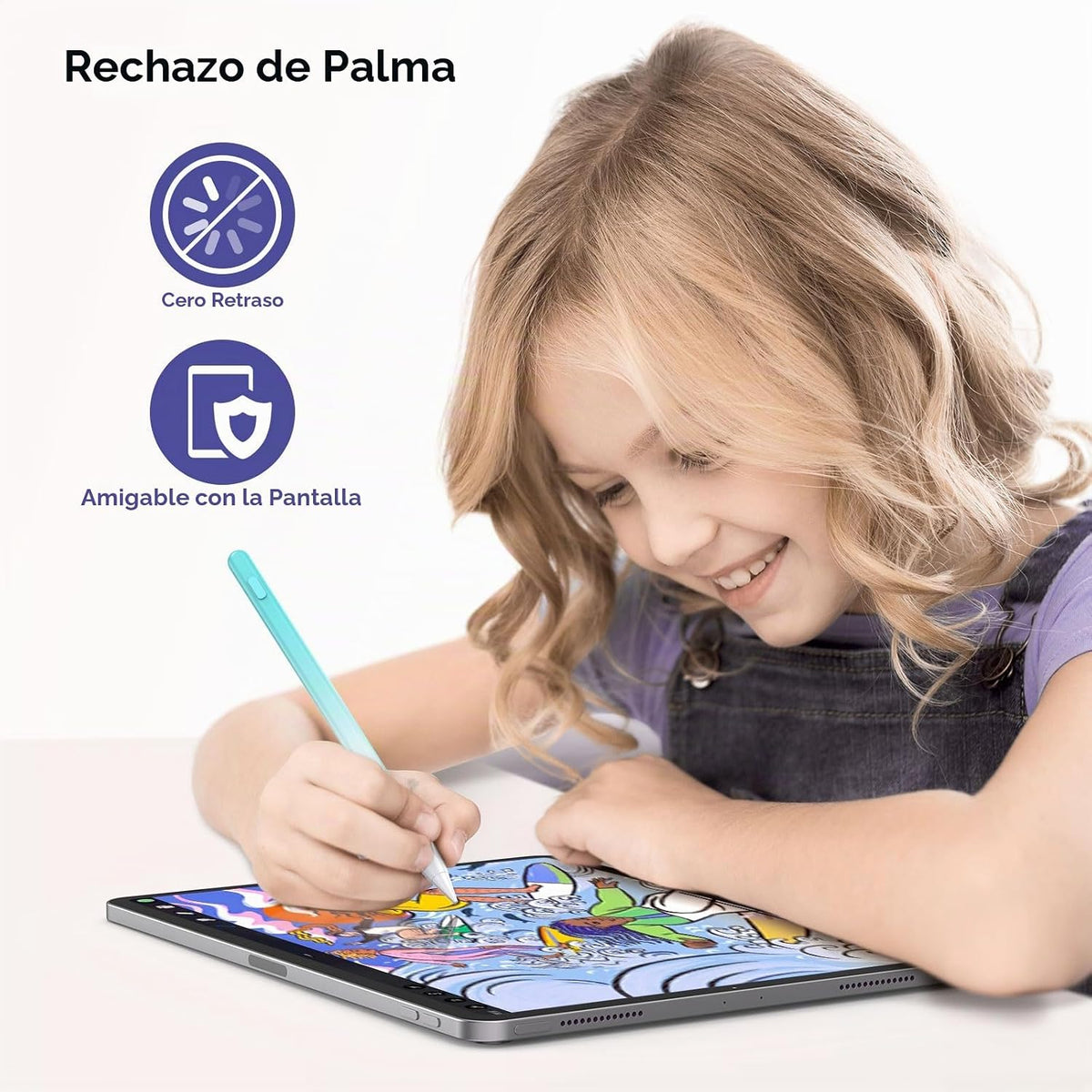 DEGGE - Lápiz capacitivo para iPad 2018-2025, Carga rápida de 15 mi...