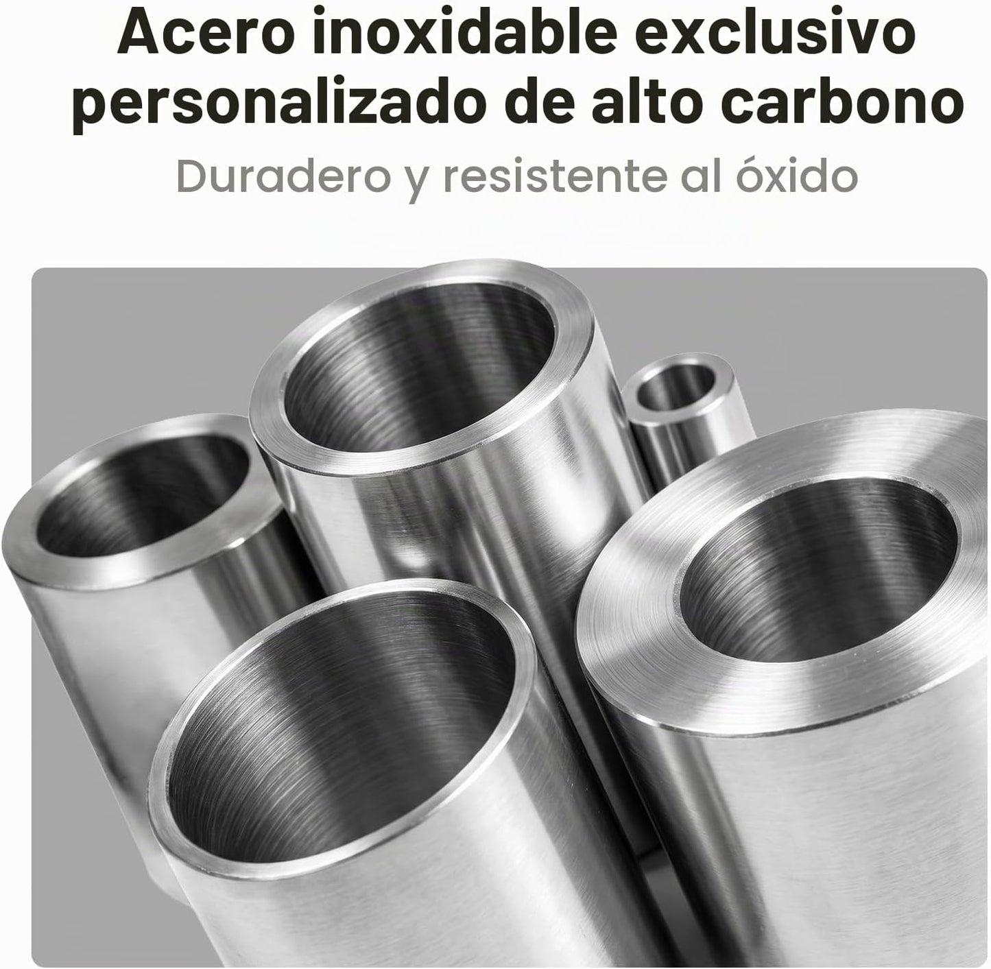Juego de cuchillos de cocina Kuisine, hoja ultra afilada de acero i...