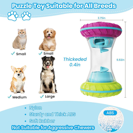 BoYoYo Juguetes interactivos para perros, rompecabezas para perros,...