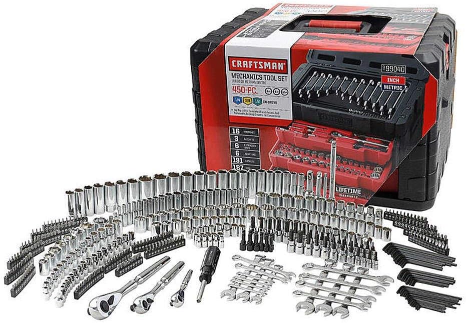 Juego de herramientas mecánicas Craftsman (450 piezas)