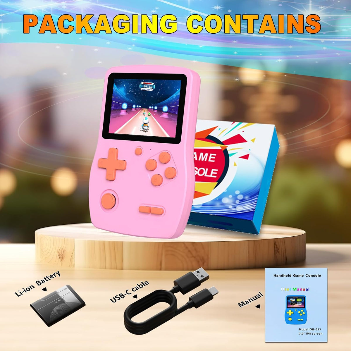 Juego de mano de 32 bits para niños precargado 139 videojuegos retr...