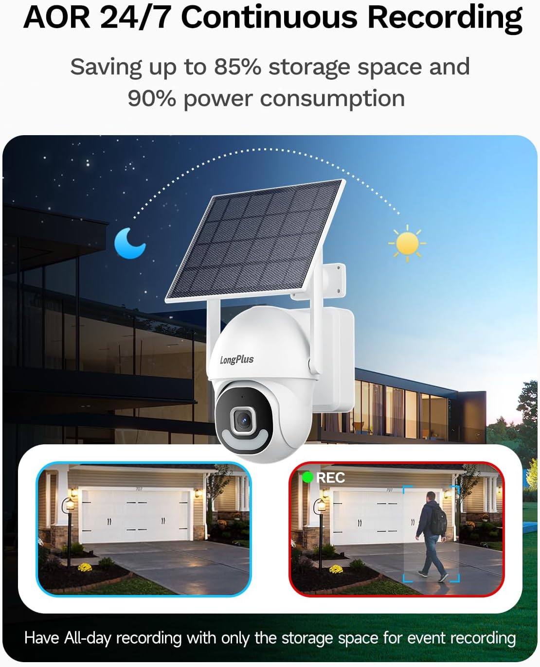 Cámaras de seguridad solar 3K inalámbricas para exteriores, kit de...