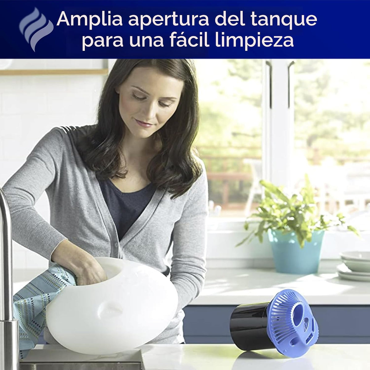 Paquete de vaporizador de vapor caliente Vicks con líquido VapoStea...
