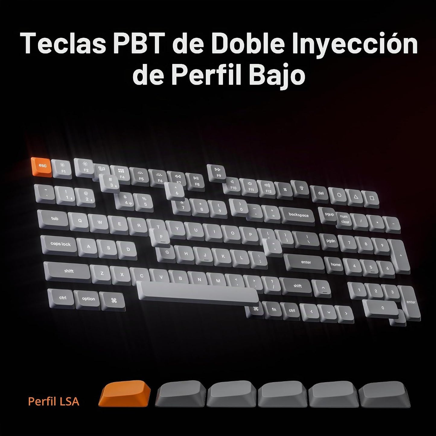 Keychron K17 Max 96% Layout QMK\/Launcher Teclado Mecánico Inalámbr...