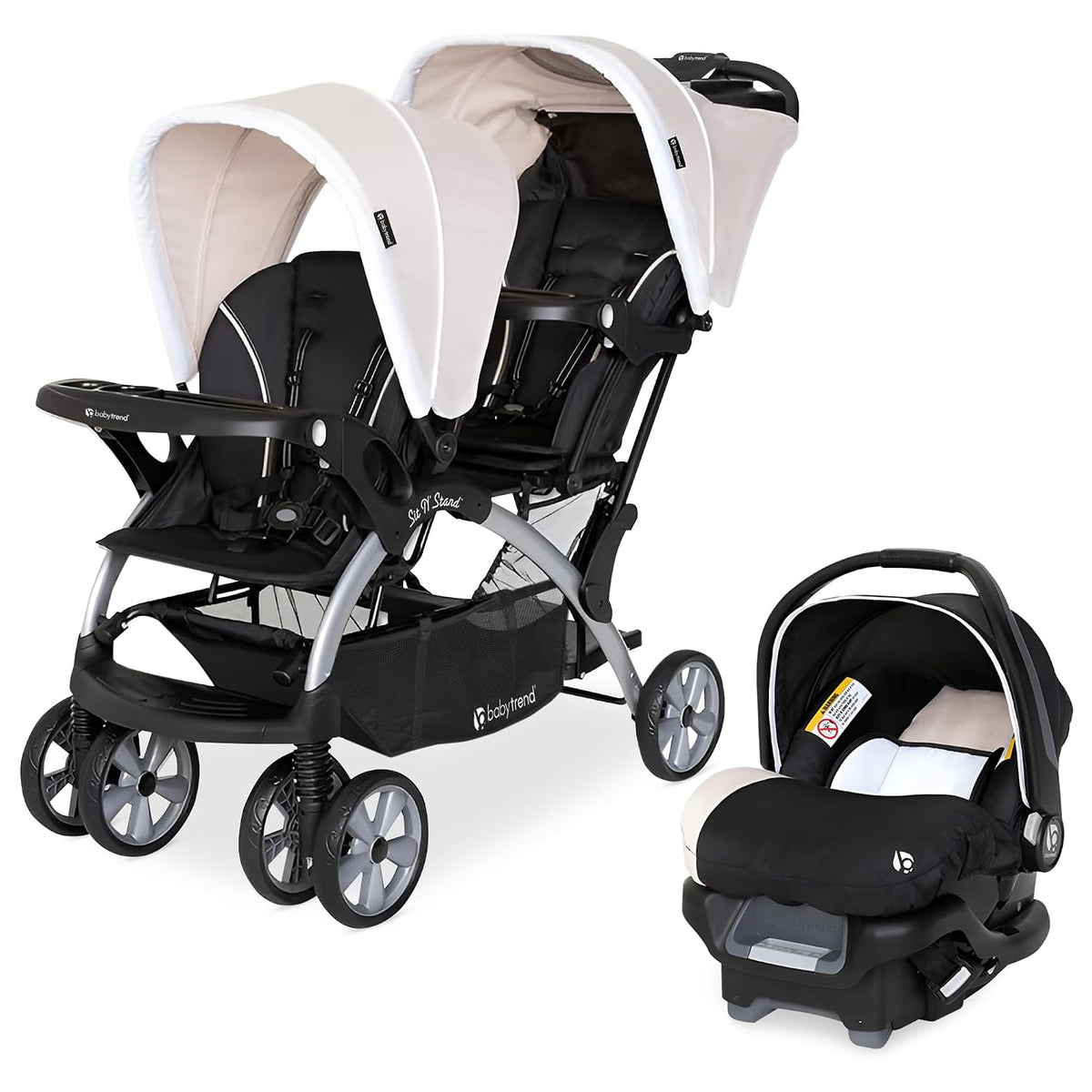 Baby Trend Cochecito Doble para Bebés y Niños Pequeños y Combo de A...