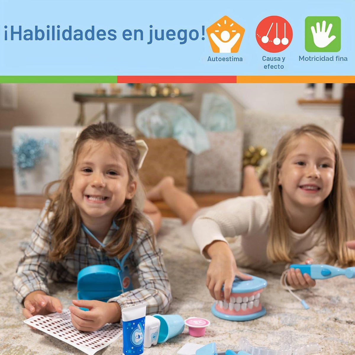 Melissa &amp; Doug - Juego de dentista Super Smile con conjunto de...