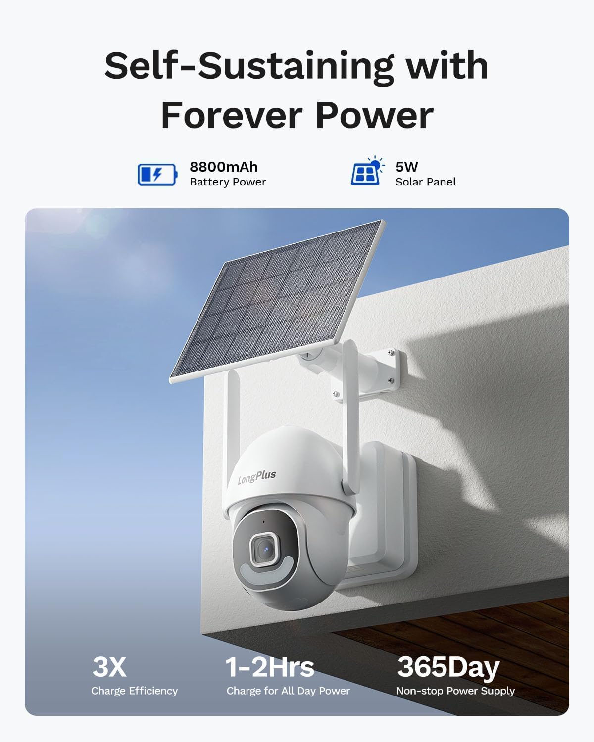Cámaras de seguridad solar 3K inalámbricas para exteriores, kit de...