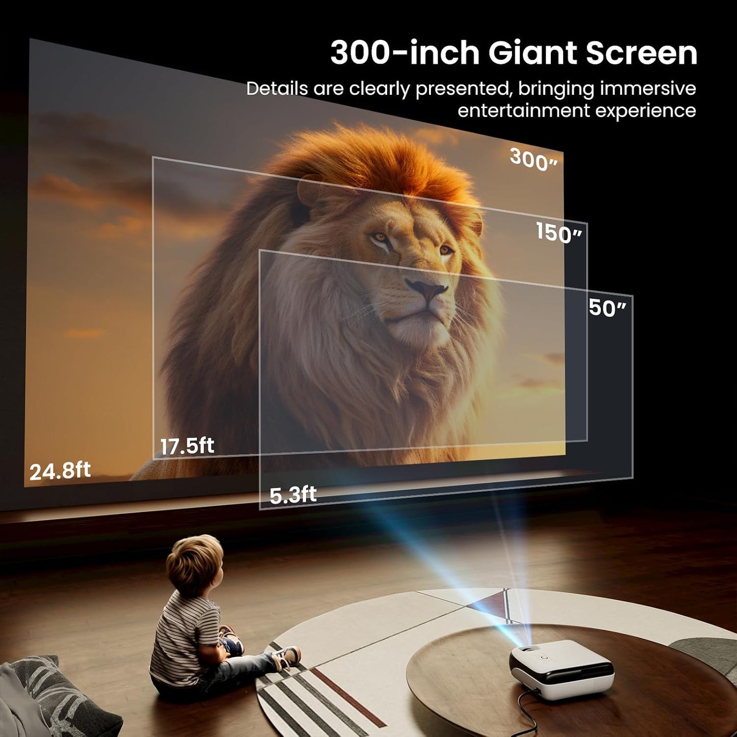 Google TV con licencia oficial - Proyector inteligente para exterio...
