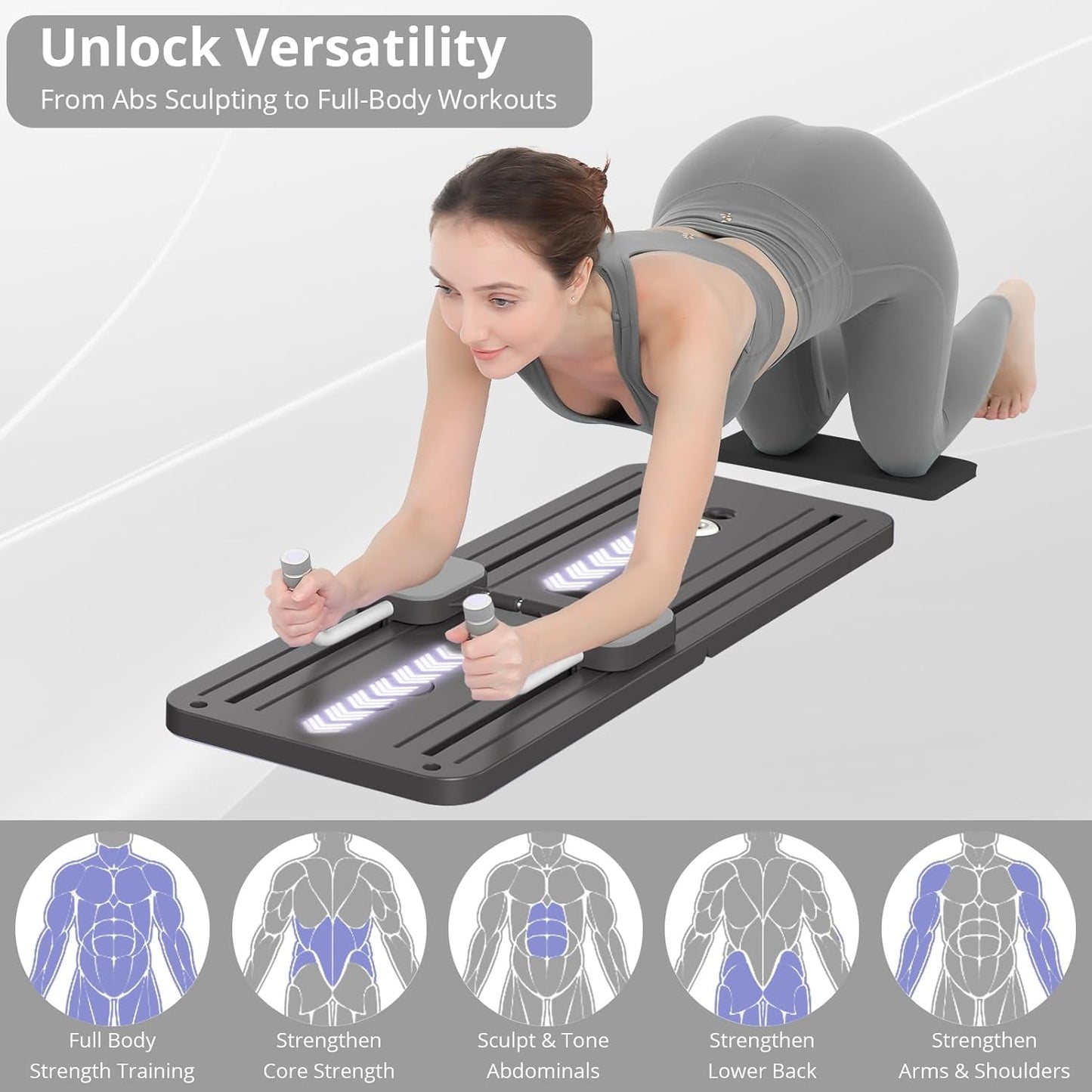 JANUA Tabla de Pilates - Juego de Pilates Reformer, Tabla de Pilate...