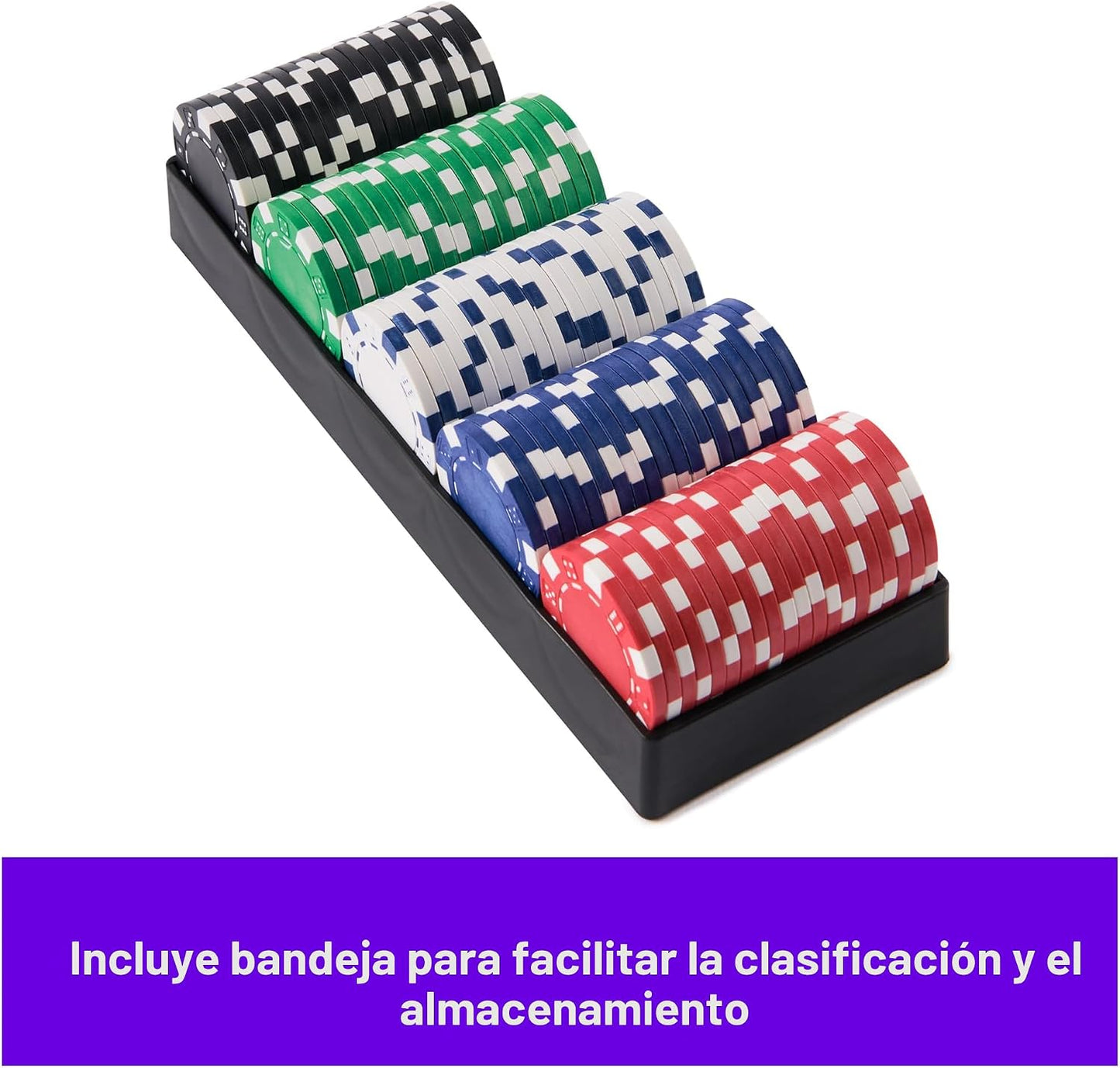 Spin Master Games Cardinal Classics - Juego de póquer (100 piezas)...