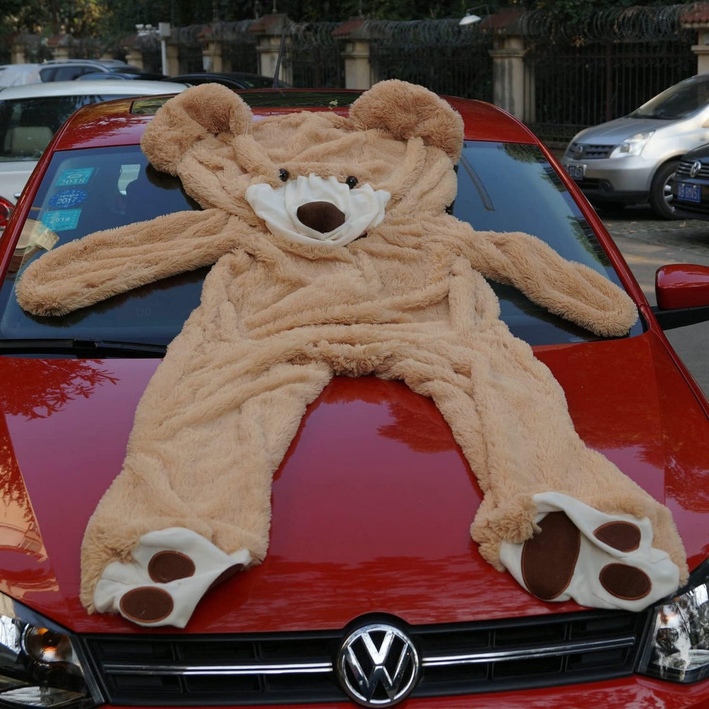 Funda oso de peluche gigante (exterior con cierre), 78 pulgadas