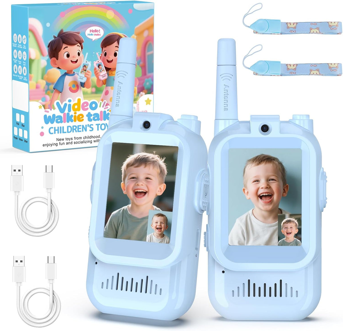 Walkie Talkies de video para niños de BlueFire \u2013 Radios de jug...