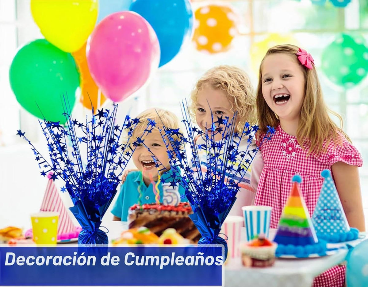 FUBININA Paquete de 6 Centros de Mesa en Aerosol de Papel Metálico...