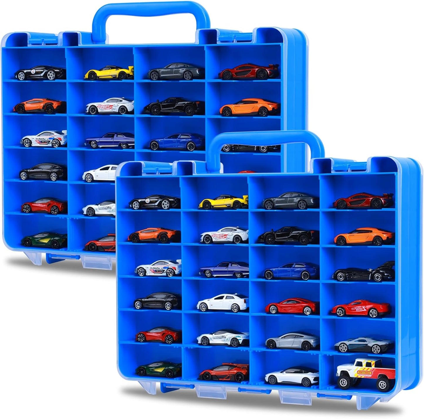 Saichotoy Estuche de almacenamiento para Hot Wheels - Estuche de tr...