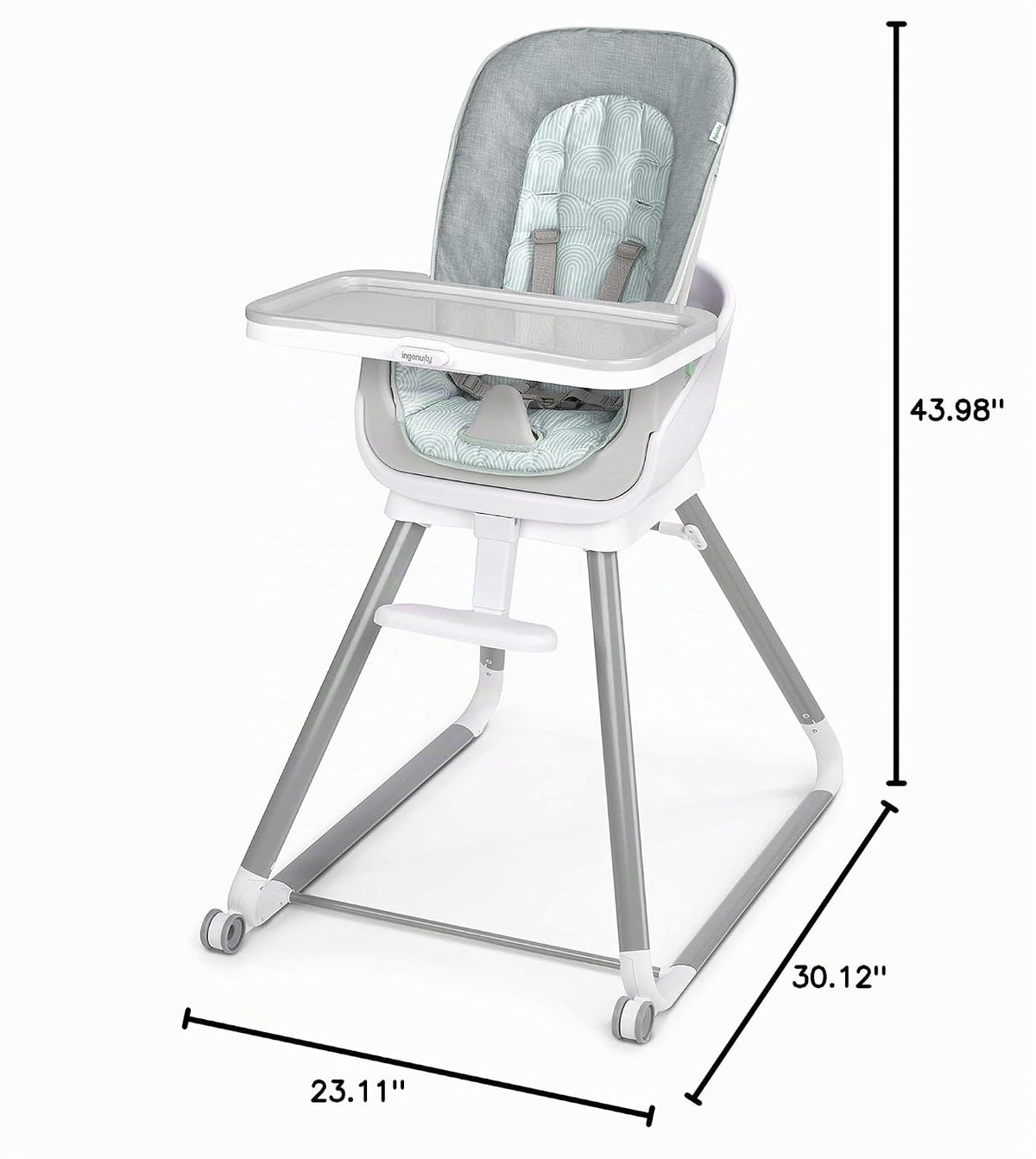 Ingenuity Beanstalk - Silla alta 6 en 1 para bebé a niño grande, se...