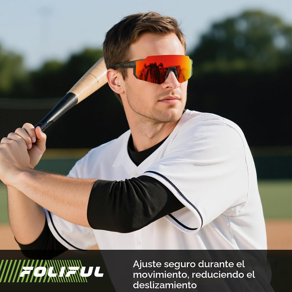 Foliful Paquete de 3 lentes de sol polarizados para hombres y mujer...