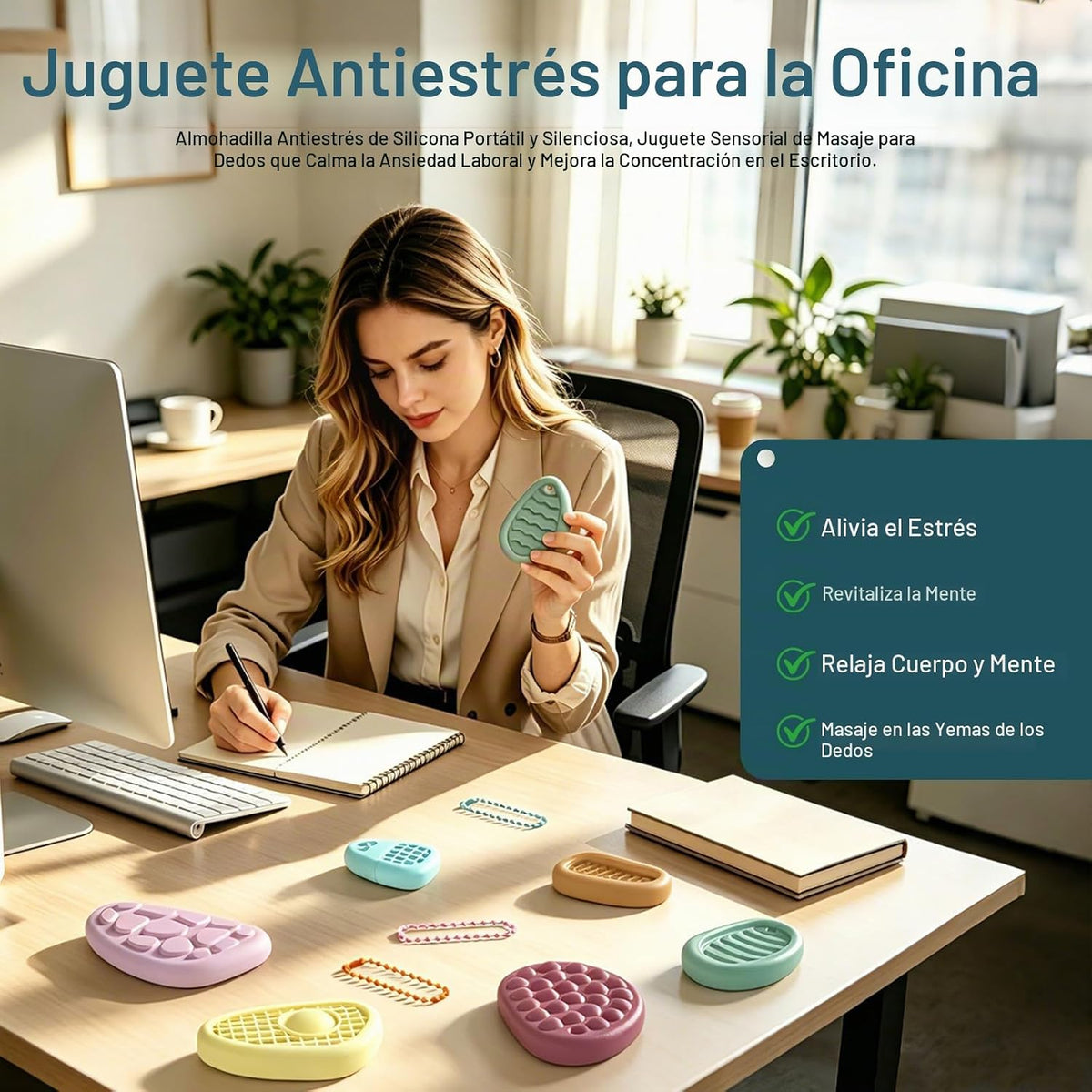 Juguetes Fidget para Adultos Piedra Sensorial - Juguetes Sensoriale...