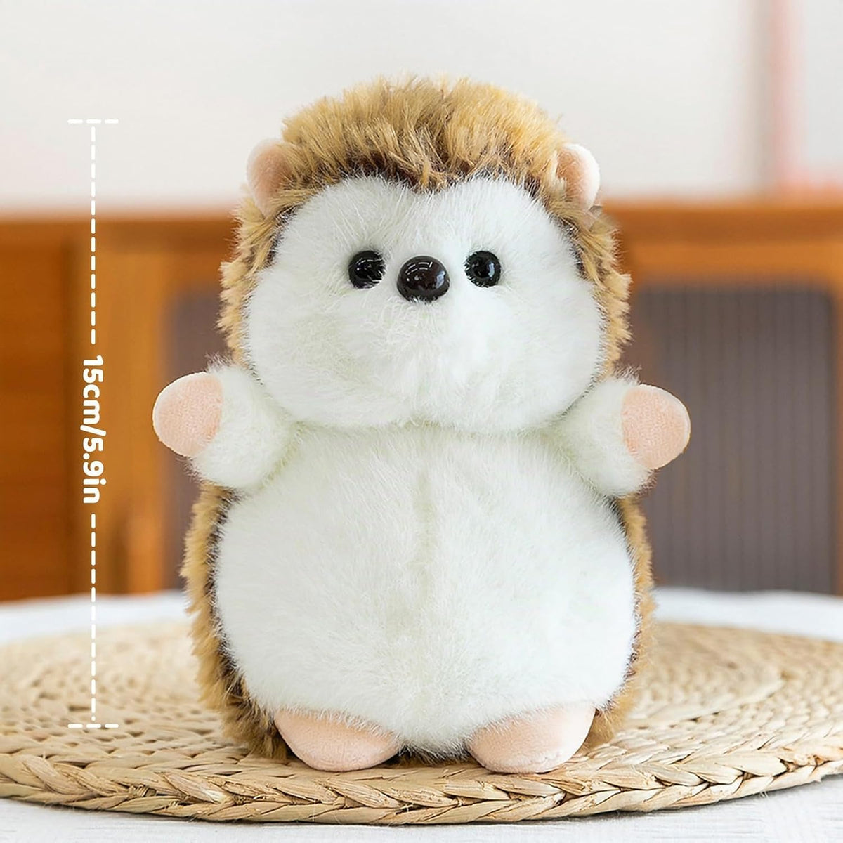 ABEARCAR - Linda figura de erizo de peluche suave, animales de pelu...