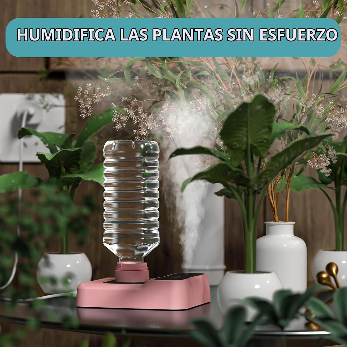 HOMDIS Humidificador de viaje, pequeño humidificador portátil para...