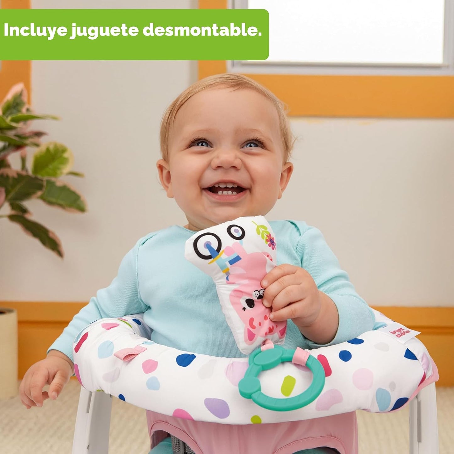 Bright Starts Learn-to-Sit - Asiento de piso para bebé de 2 posicio...