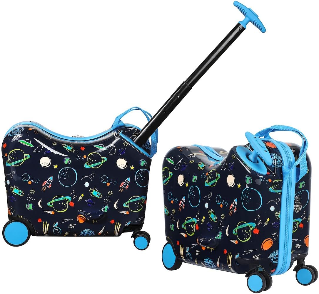 Viggio Maleta de viaje al espacio de 18 pulgadas para niños y niños...