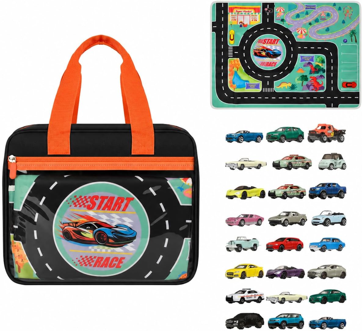 SAIKA Estuche para Coche de Juguete para Almacenamiento de Hot Whee...