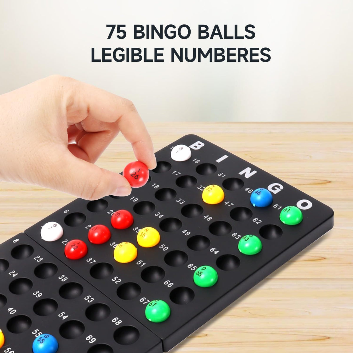 Juego de bingo de lujo GSE para fiestas de amigos, noches de juego...