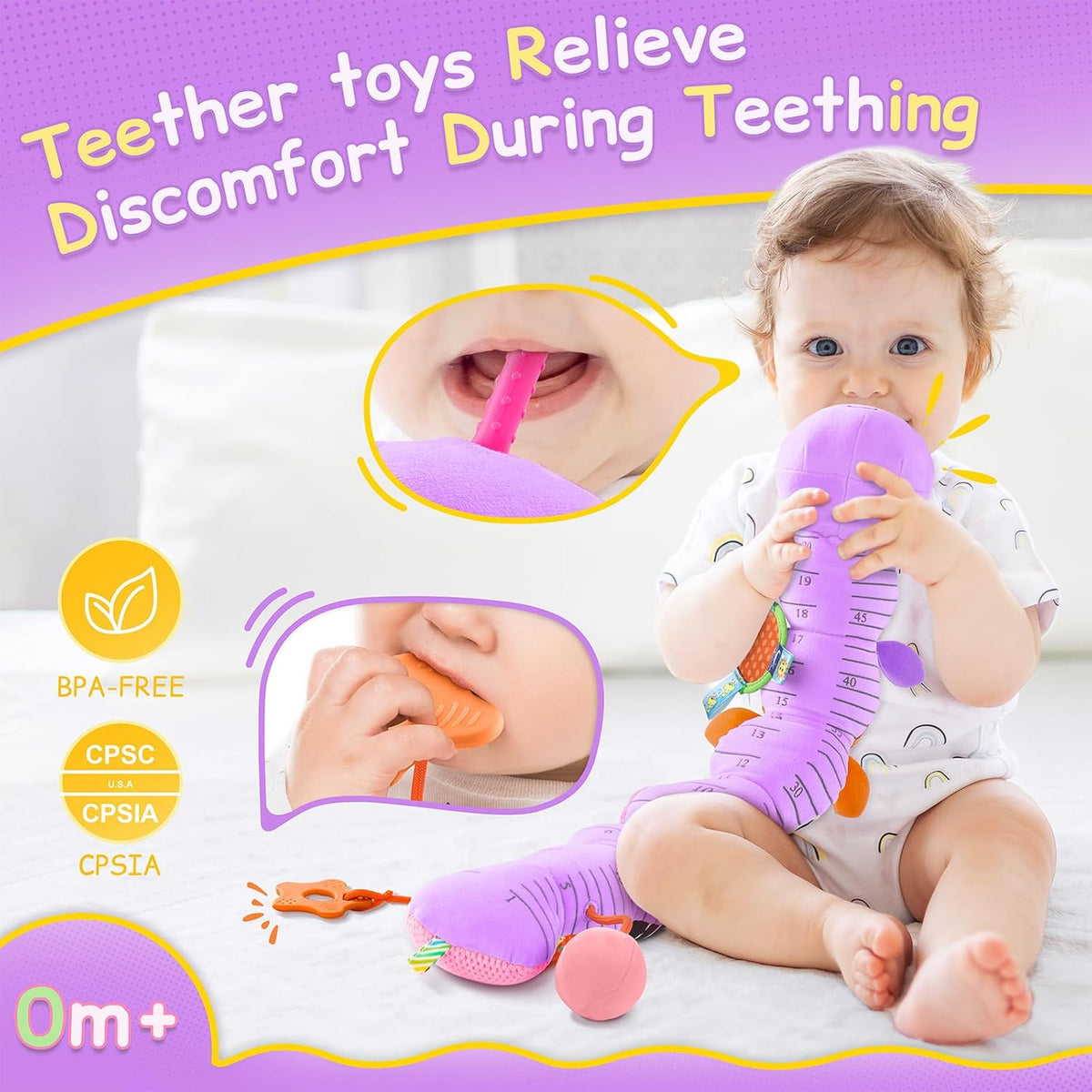 Juguetes para Bebés Sensoriales Musicales de Animales de Peluche pa...