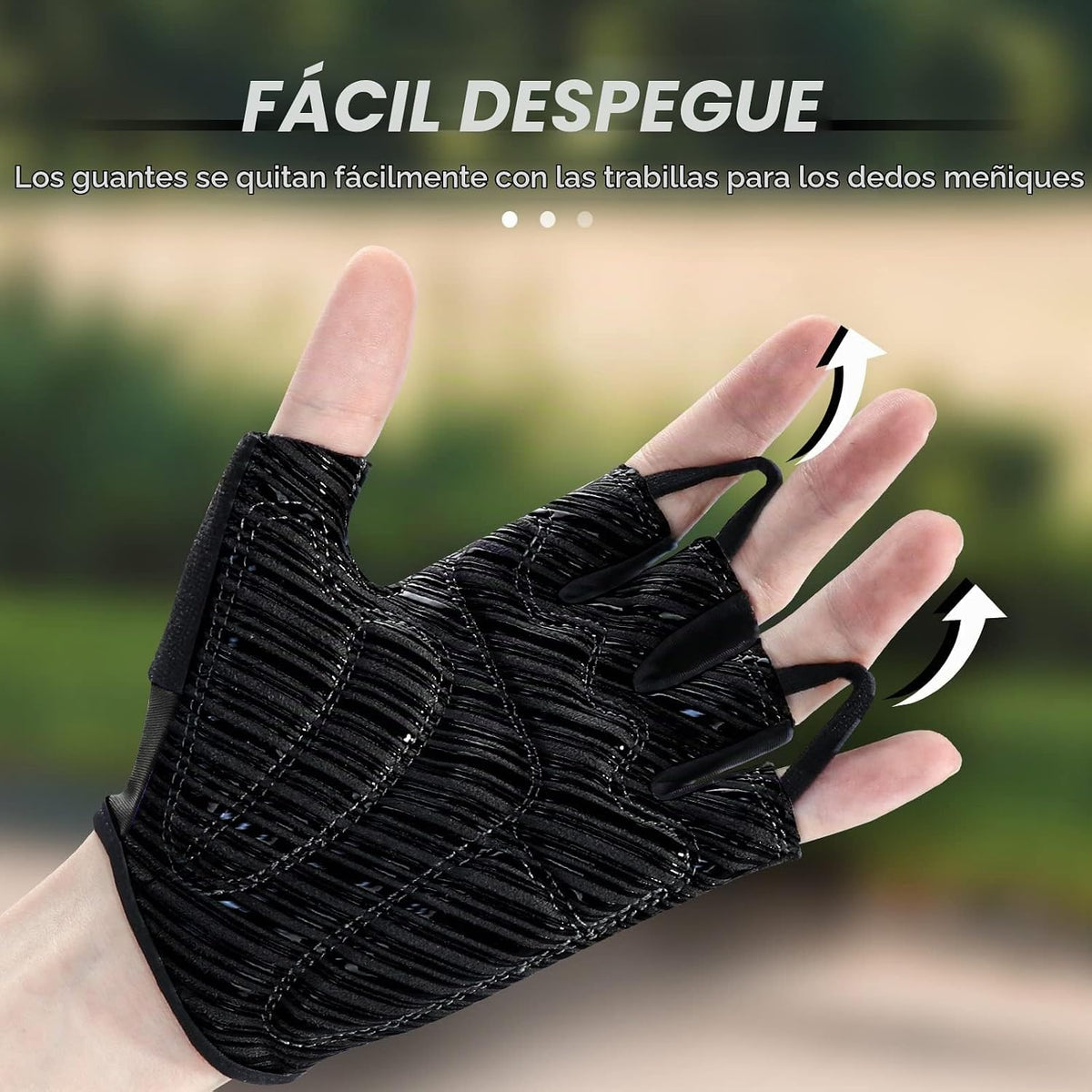 HTZPLOO Guantes de ciclismo para hombres y mujeres con almohadilla...