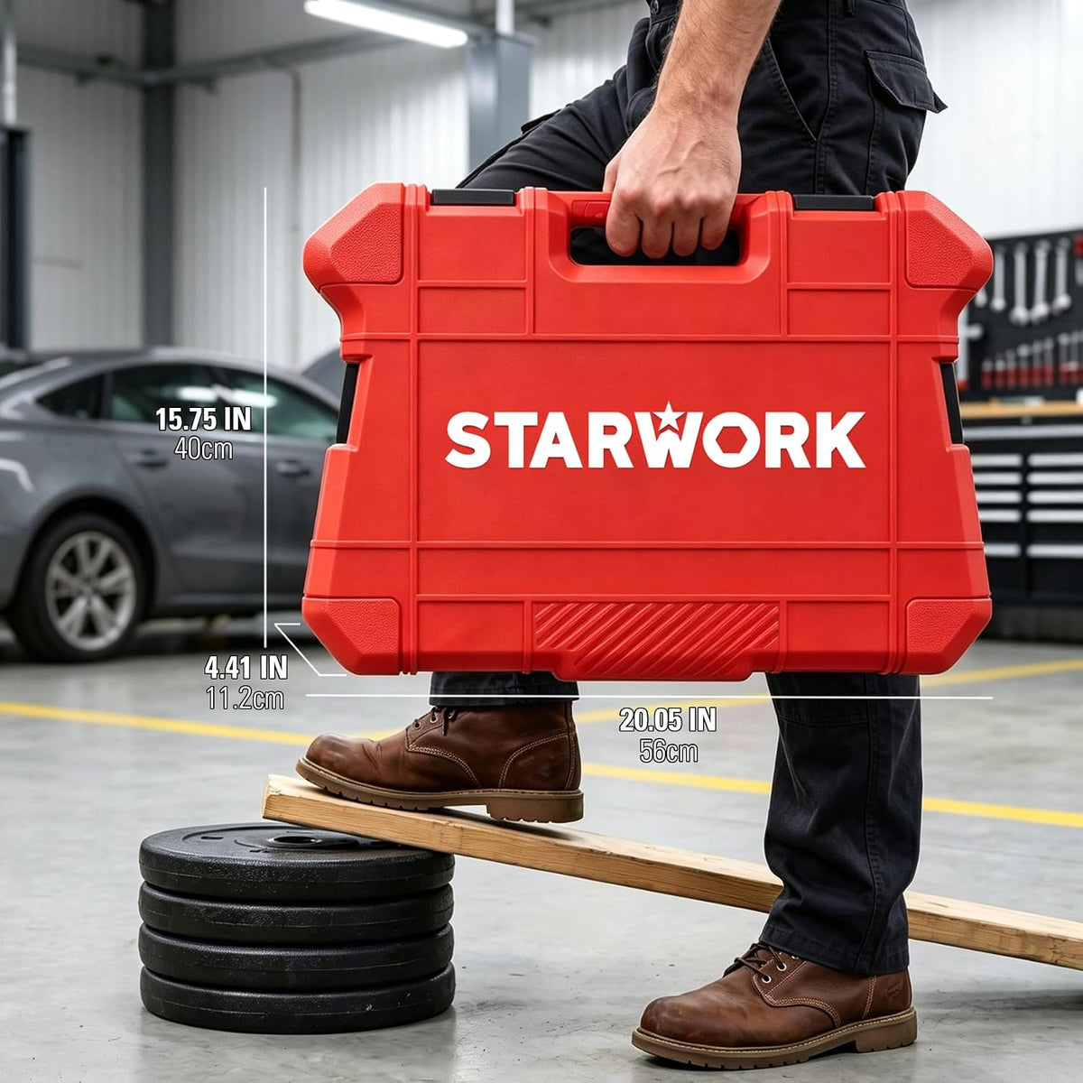 STARWORK TRUE MECHANIC - Juego de herramientas mecánicas de 303 pie...